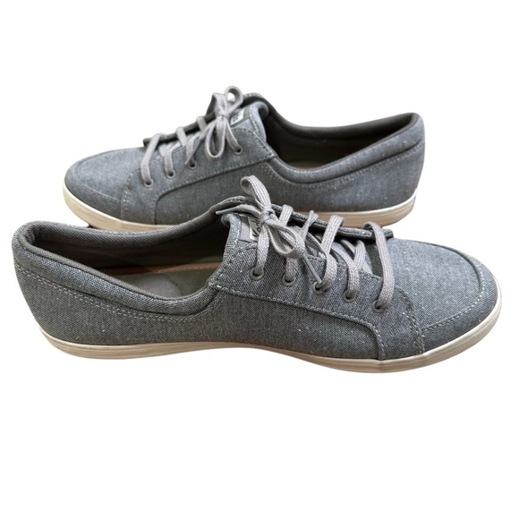 Keds Women’s US11 Ortholite Gray Canvas Lace Up Sneakers - Picture 3 of 10